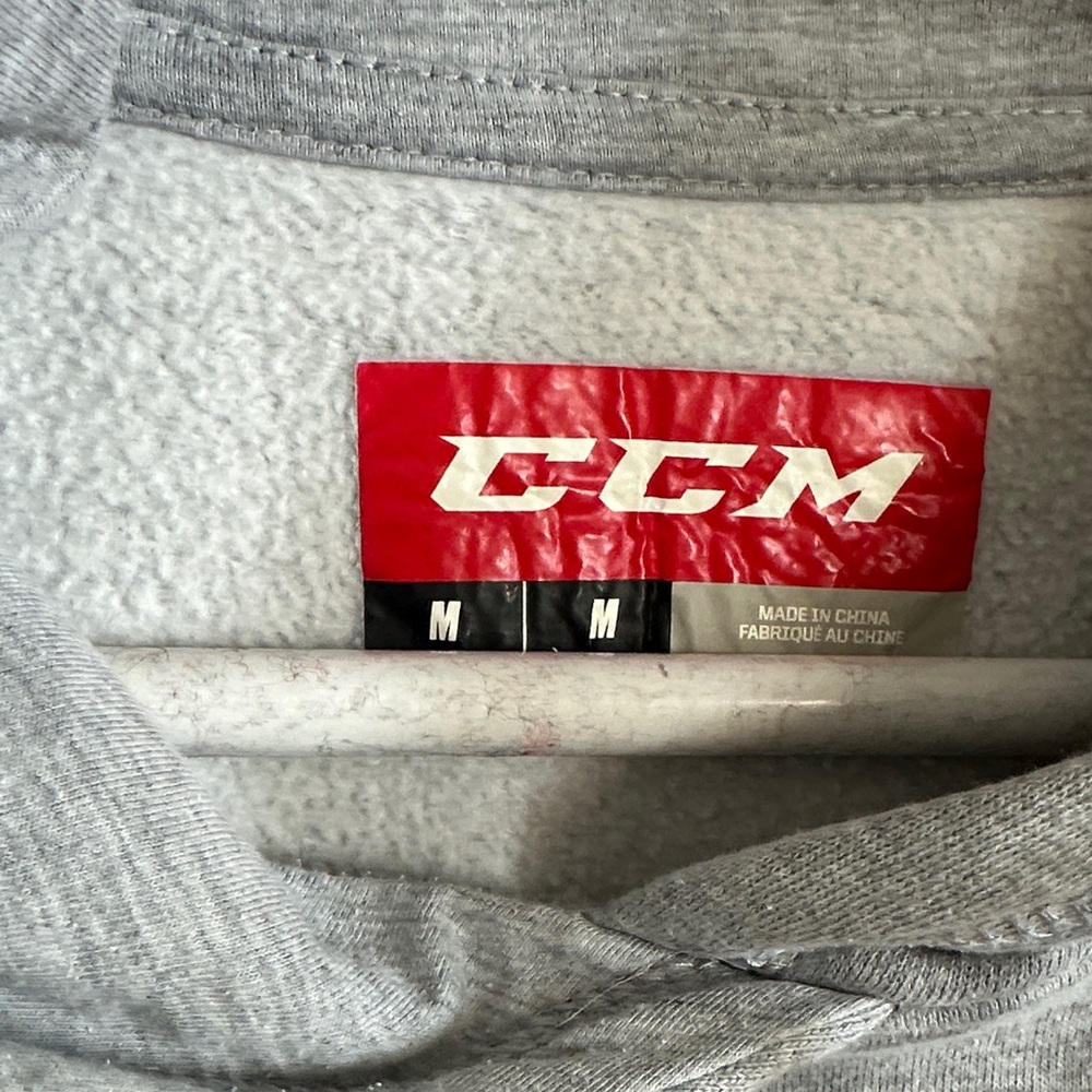 CCM Gray and Black Men's Hoodie - Picture 2 of 3